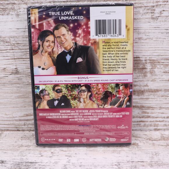 VERY VERY VALENTINE DVD Hallmark Channel Valentine's Collection Danica McKellar - Picture 2 of 2